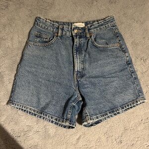 Zara Classic Blue Denim Shorts